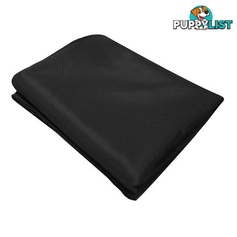 4 Pcs Wedding Table Cloth Round 229cm Black