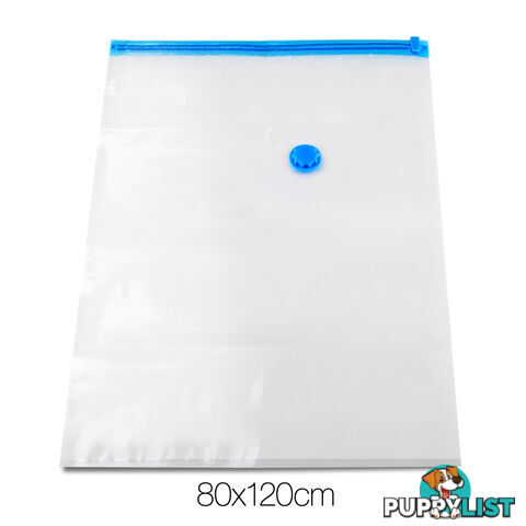 Set of 12 Vacuum Storage Bags 80 x 120cm