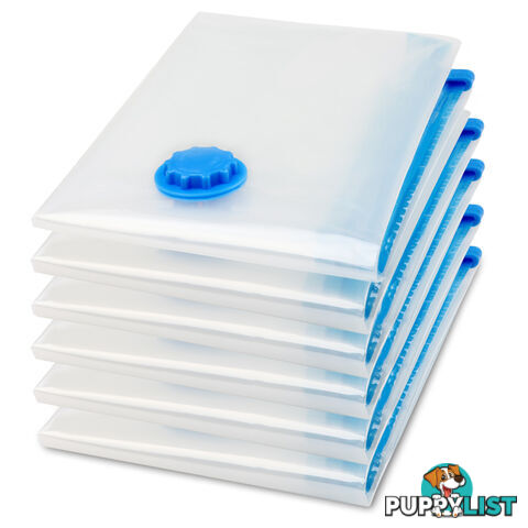 Set of 12 Vacuum Storage Bags 80 x 120cm