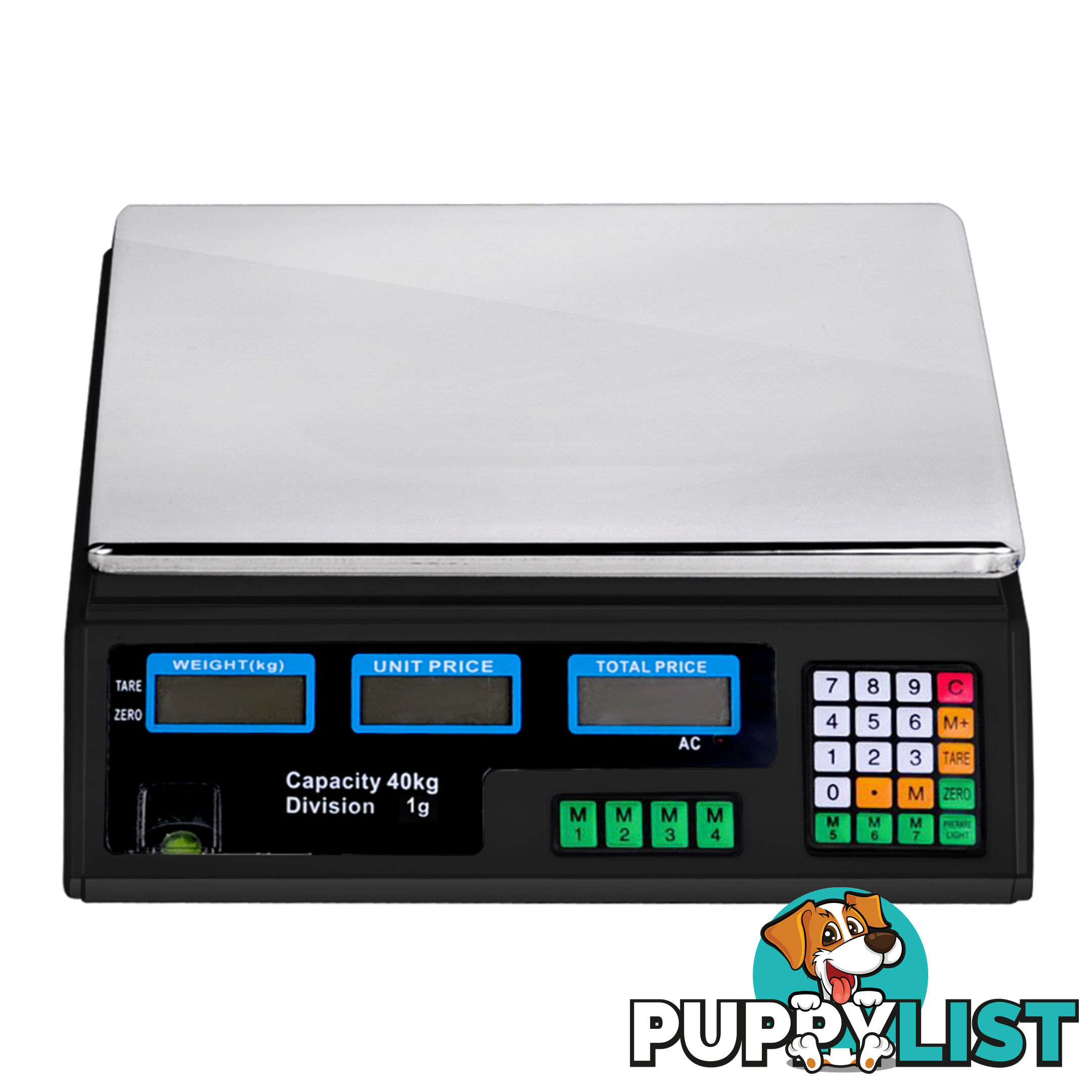 Kitchen Electronic Digital Scales 40kg  Black