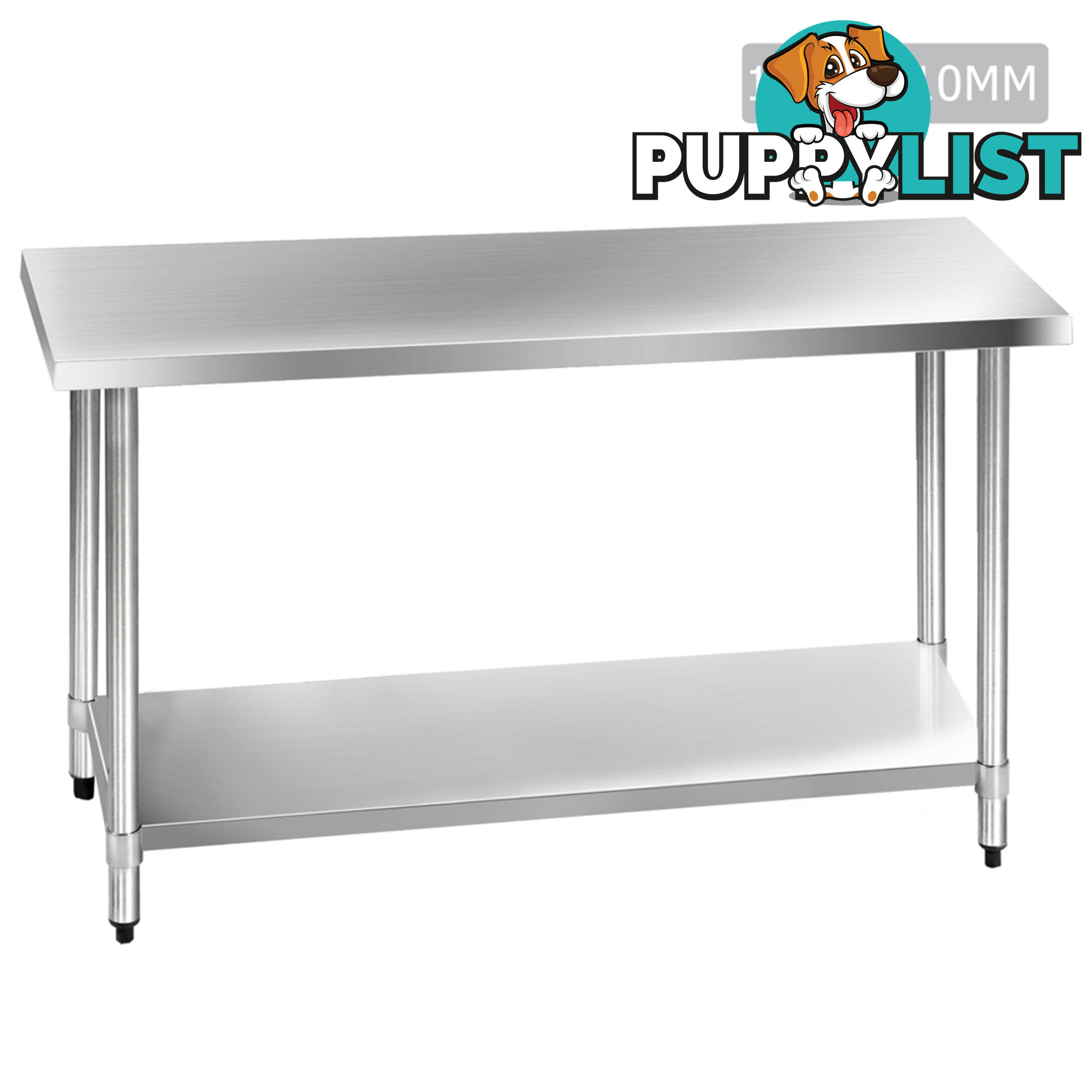 304 Stainless Steel Kitchen Work Bench Table 1524mm