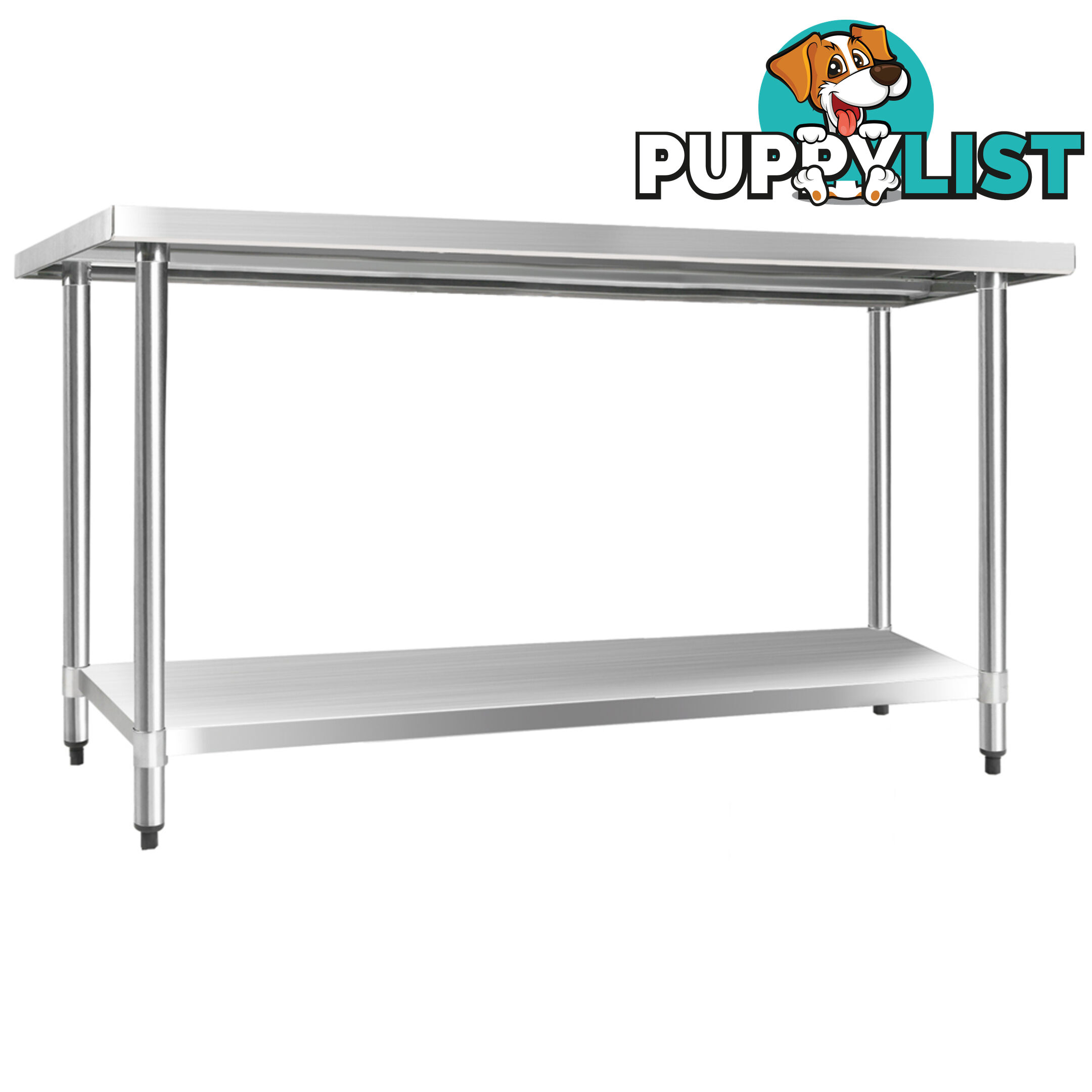 304 Stainless Steel Kitchen Work Bench Table 1524mm