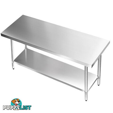 304 Stainless Steel Kitchen Work Bench Table 1524mm