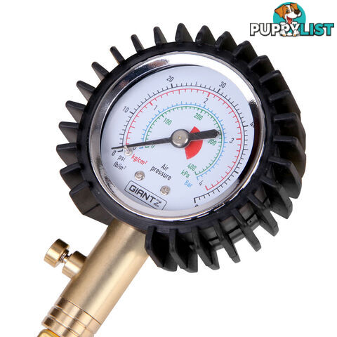 2-IN-1 Tyre Gauge & Deflator Black