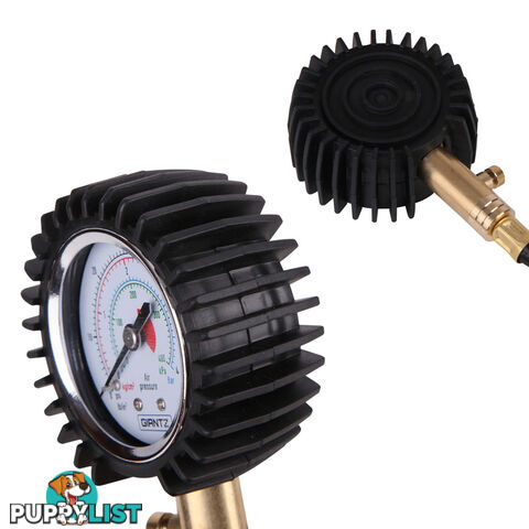 2-IN-1 Tyre Gauge & Deflator Black