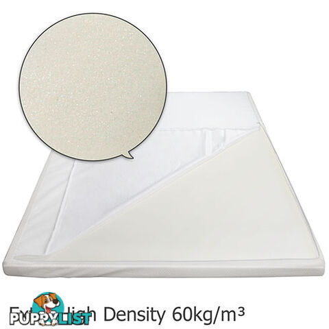 Visco Elastic Memory Foam Mattress Topper 8cm Double