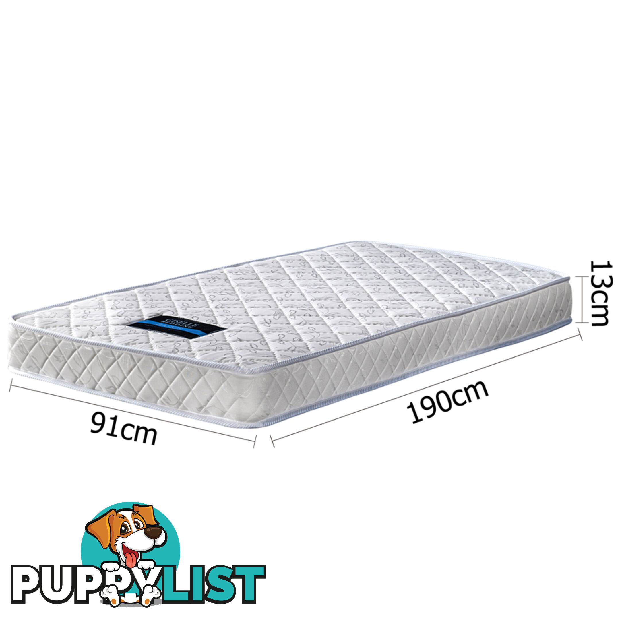 Pocket Spring Mattress High Density Foam Single