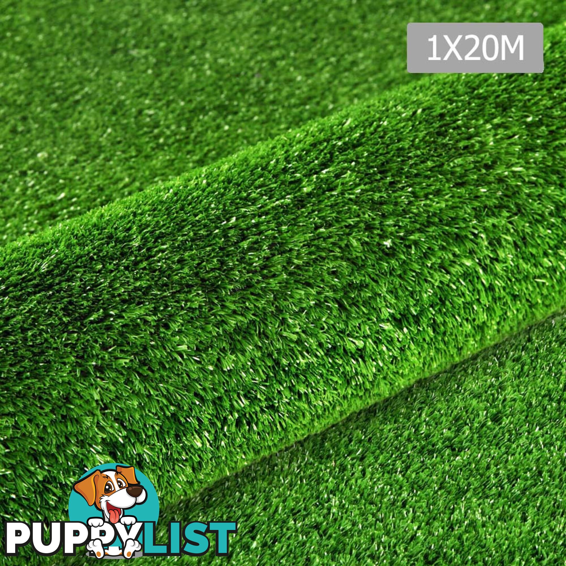 Artificial Grass 20 SQM Polypropylene Lawn Flooring 1X20M Green