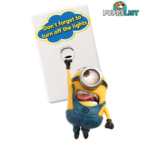 Minions Light Switch Wall Stickers - Totally Movable