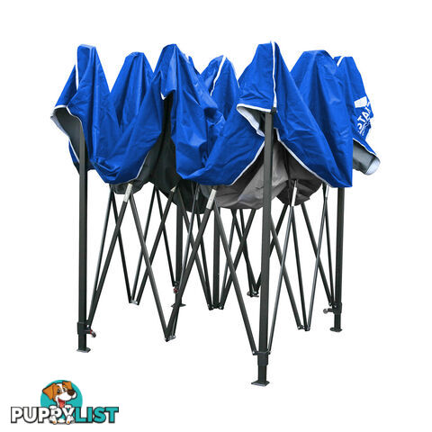 3m x 3m Pop-up Garden Outdoor Gazebo Blue