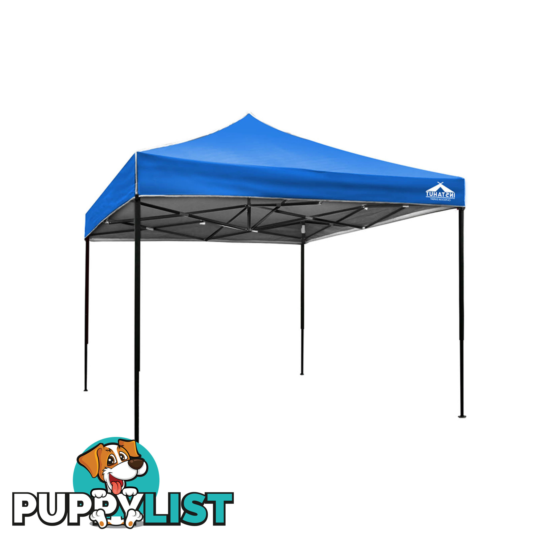 3m x 3m Pop-up Garden Outdoor Gazebo Blue