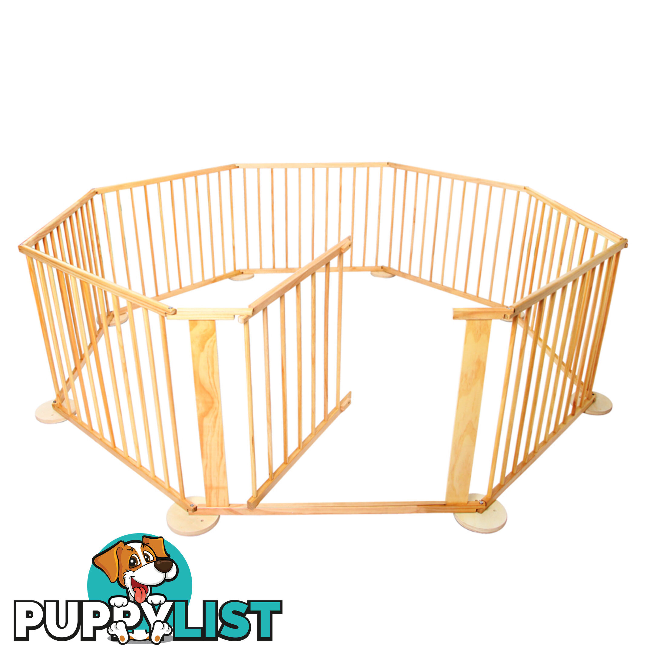 Baby Natural Wooden Playpen