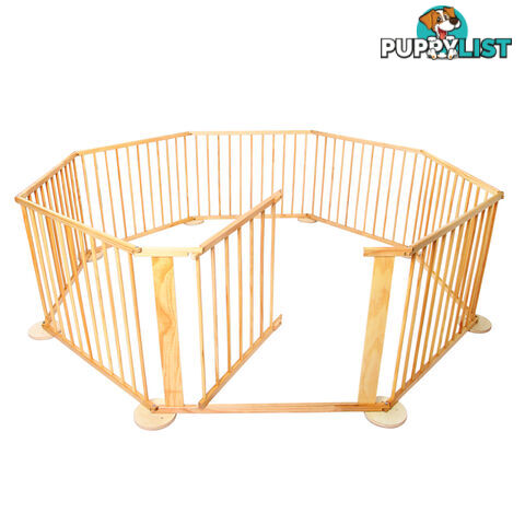 Baby Natural Wooden Playpen