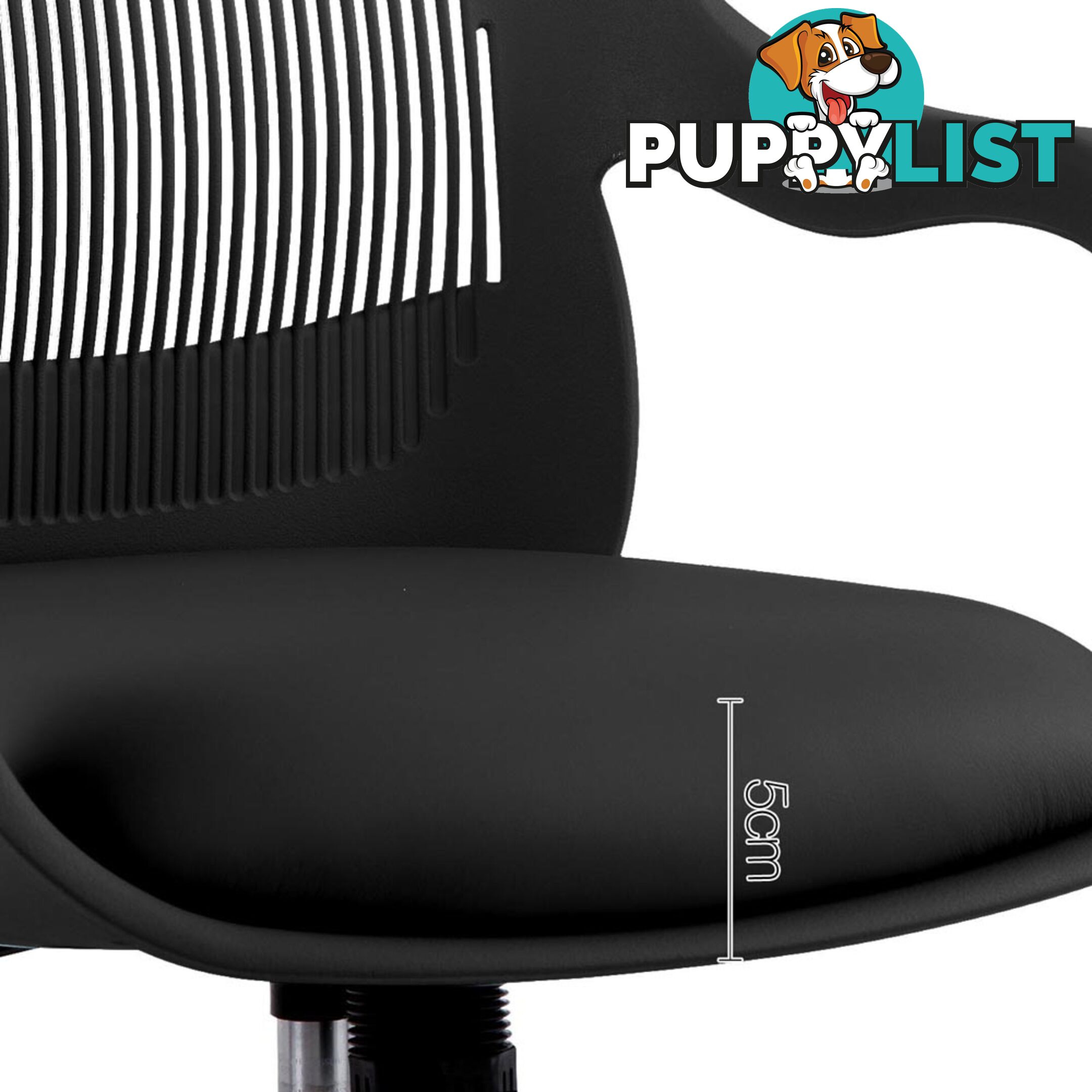 Modern Office Desk Chair  - Black