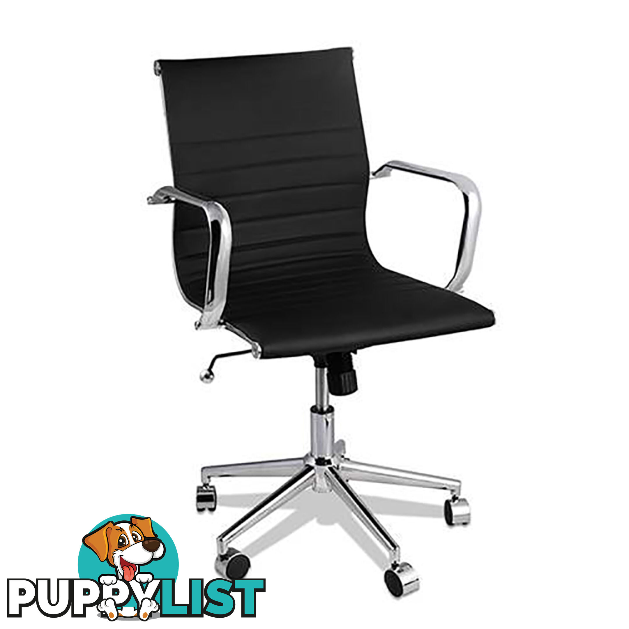 Eames Replica PU Leather Executive Designer Office Chair Black