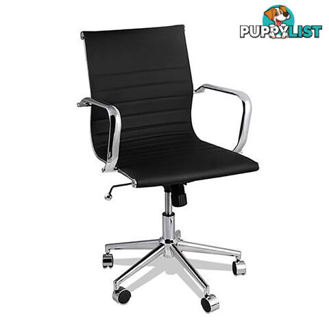 Eames Replica PU Leather Executive Designer Office Chair Black