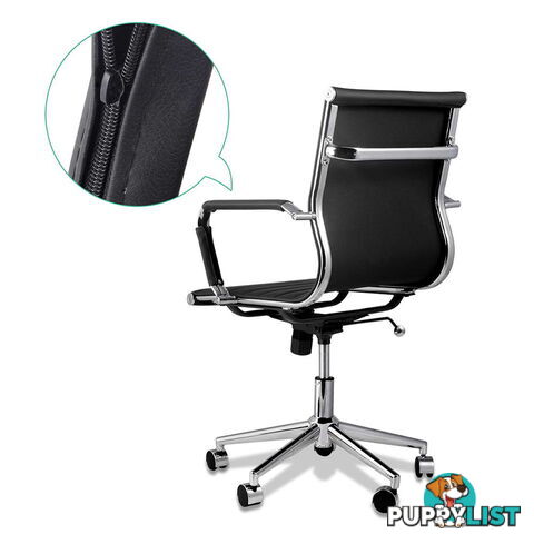 Eames Replica PU Leather Executive Designer Office Chair Black