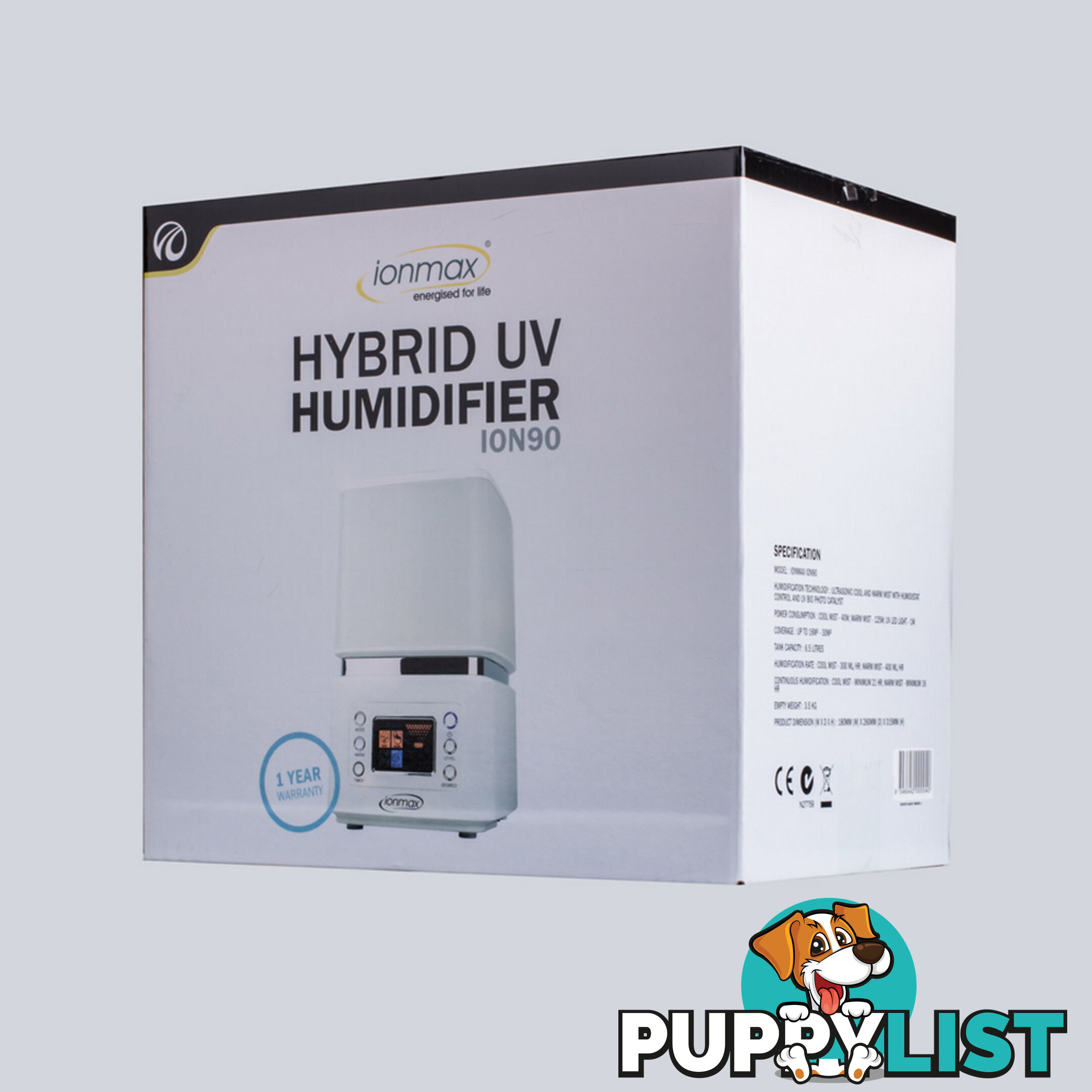 Ionmax ION90 Hybrid UV Humidifier