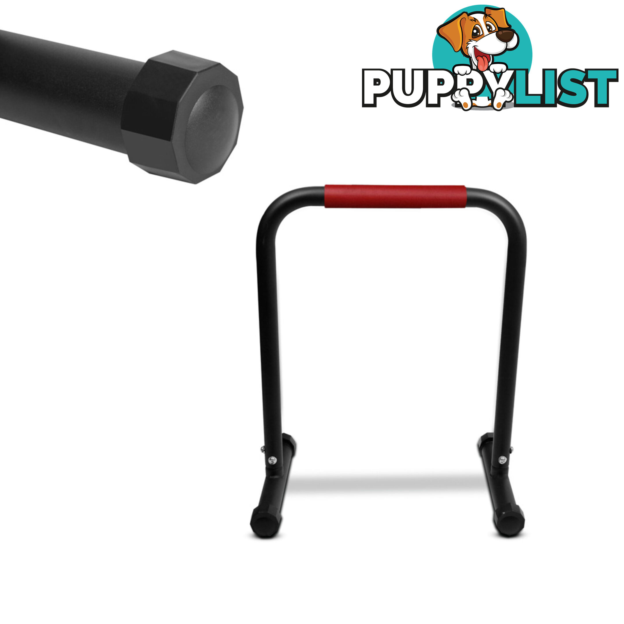 Fitness Chin Up Dip Parallel Bars Black