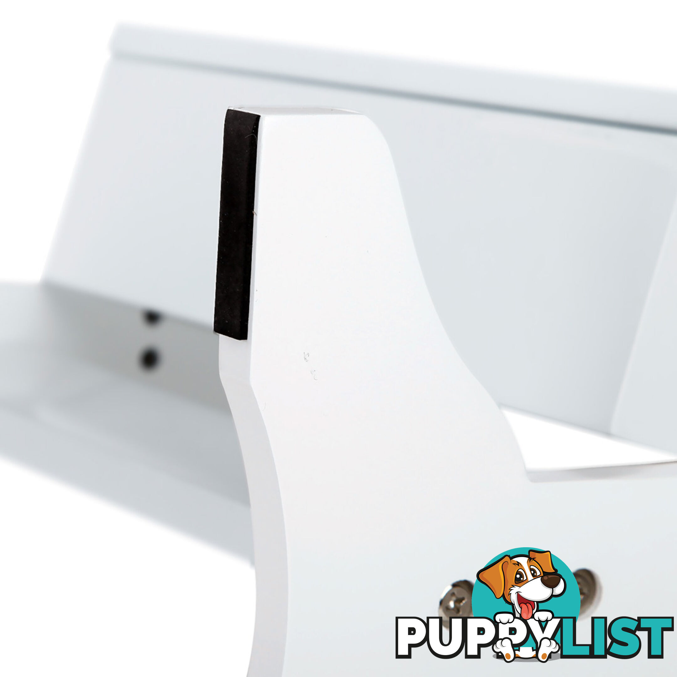 Table top Jewellery Cabinet w/ Mirror White