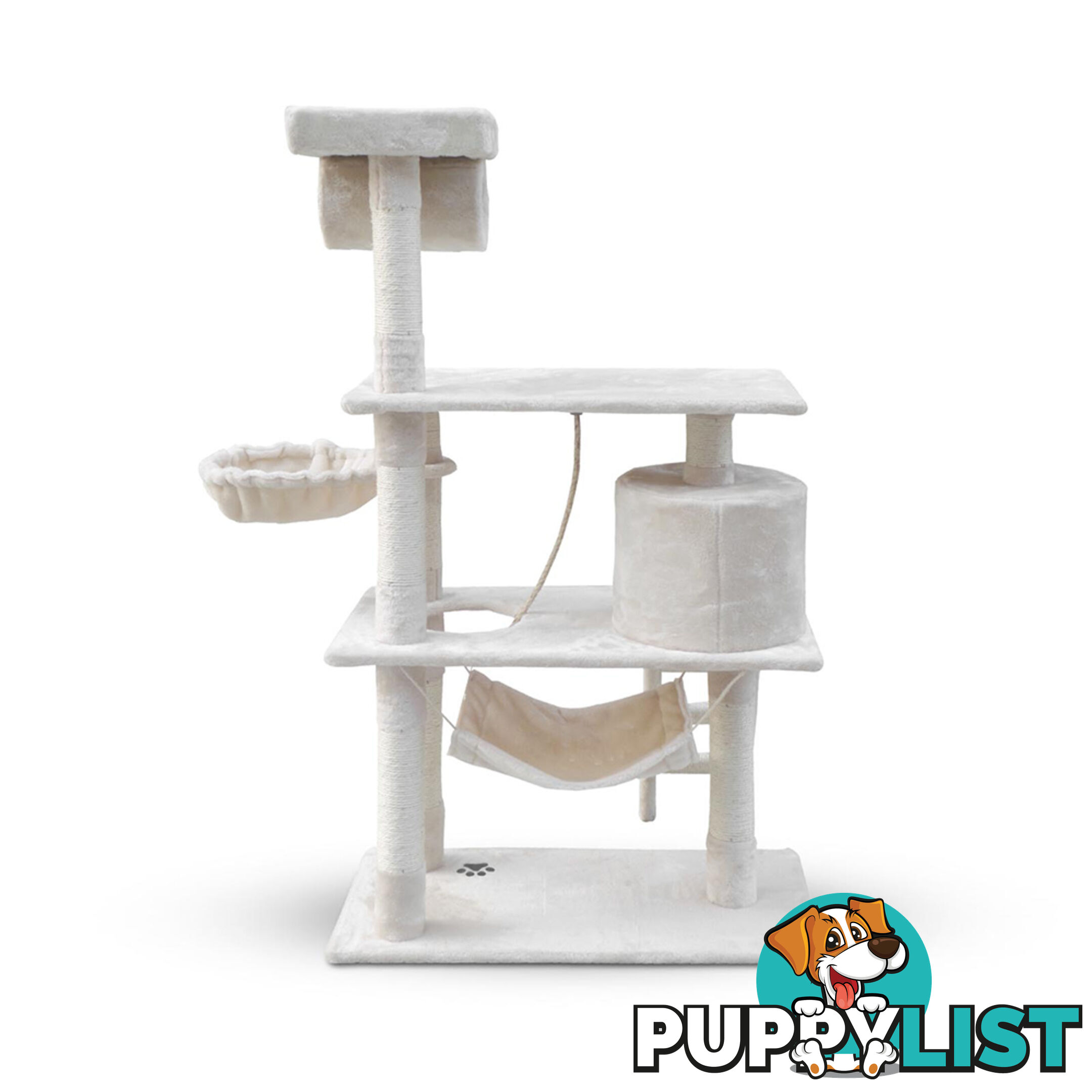 Cat Scratching Post  Tree House Condo 141cm Beige