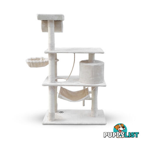 Cat Scratching Post  Tree House Condo 141cm Beige