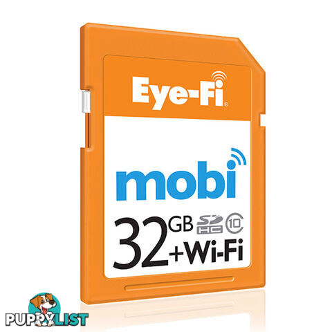 Eye-Fi Mobi 32GB WIFI SDHC Memory Card - Wireless Photo & Video Uploads