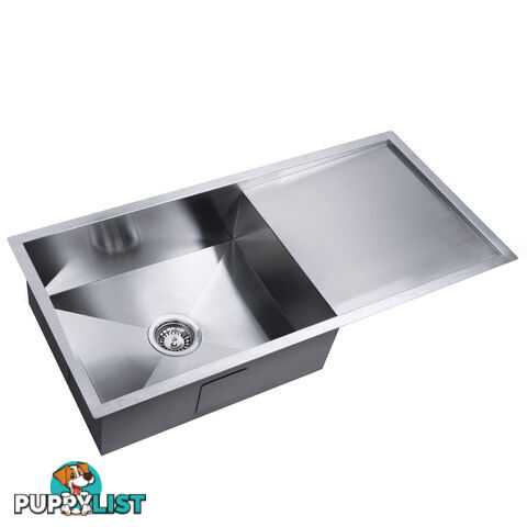 Stainless Steel Kitchen/Laundry Sink w/ Strainer Waste 960x450mm