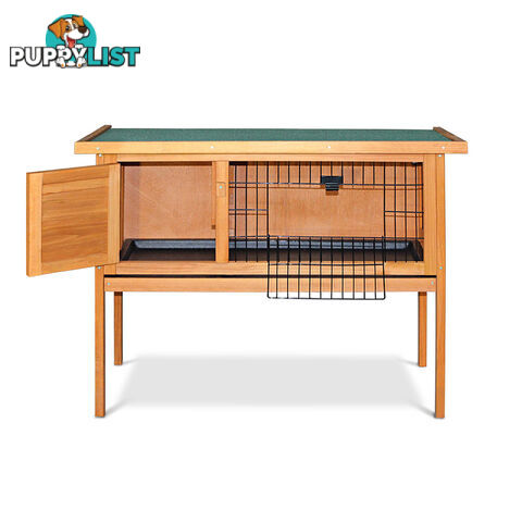 Rabbit Hutch with Hinged Lid