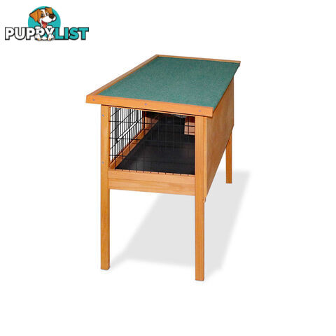 Rabbit Hutch with Hinged Lid