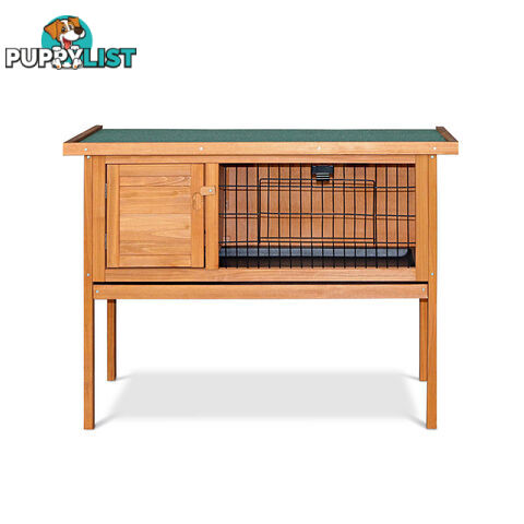 Rabbit Hutch with Hinged Lid