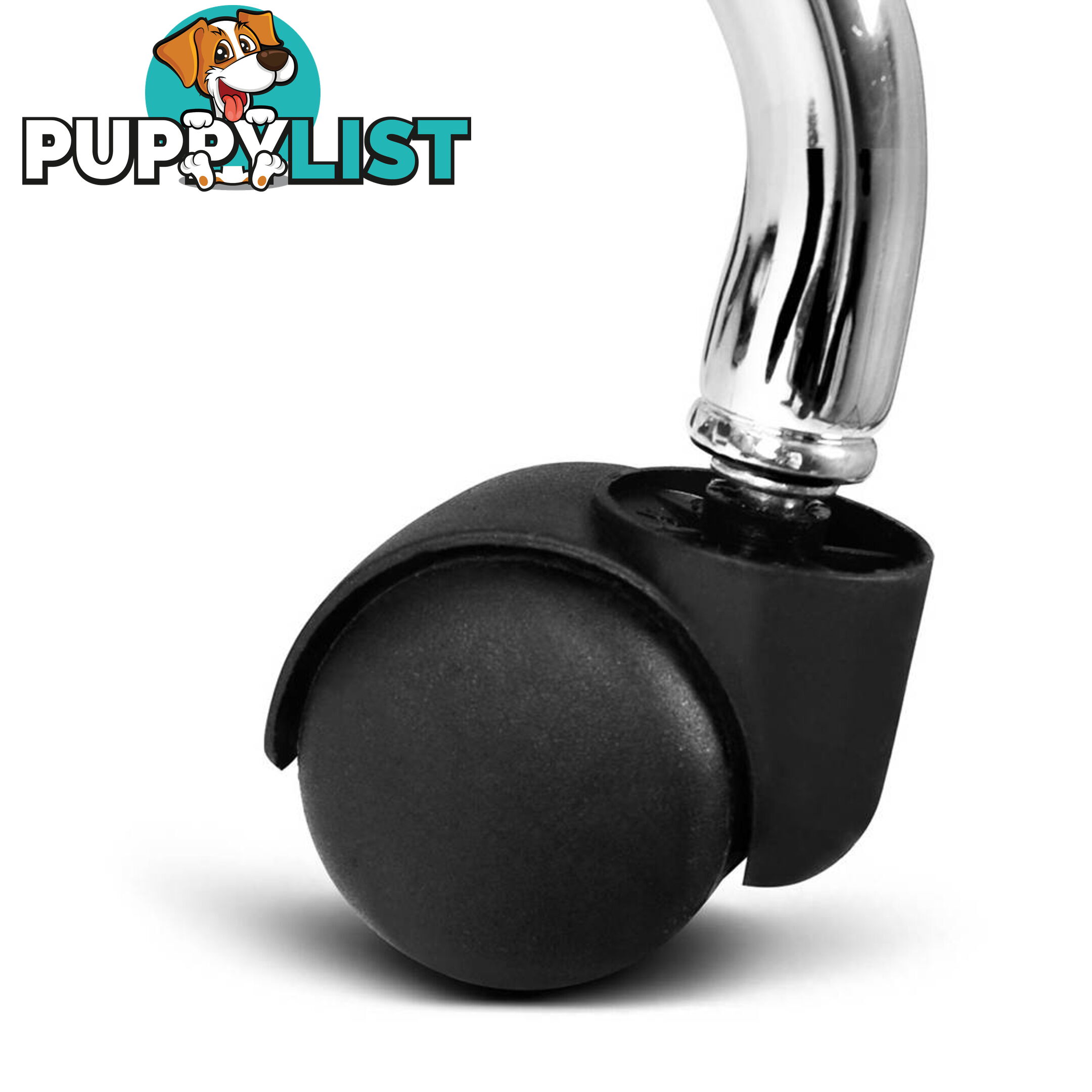 Saddle PU Swivel Salon Stool Black