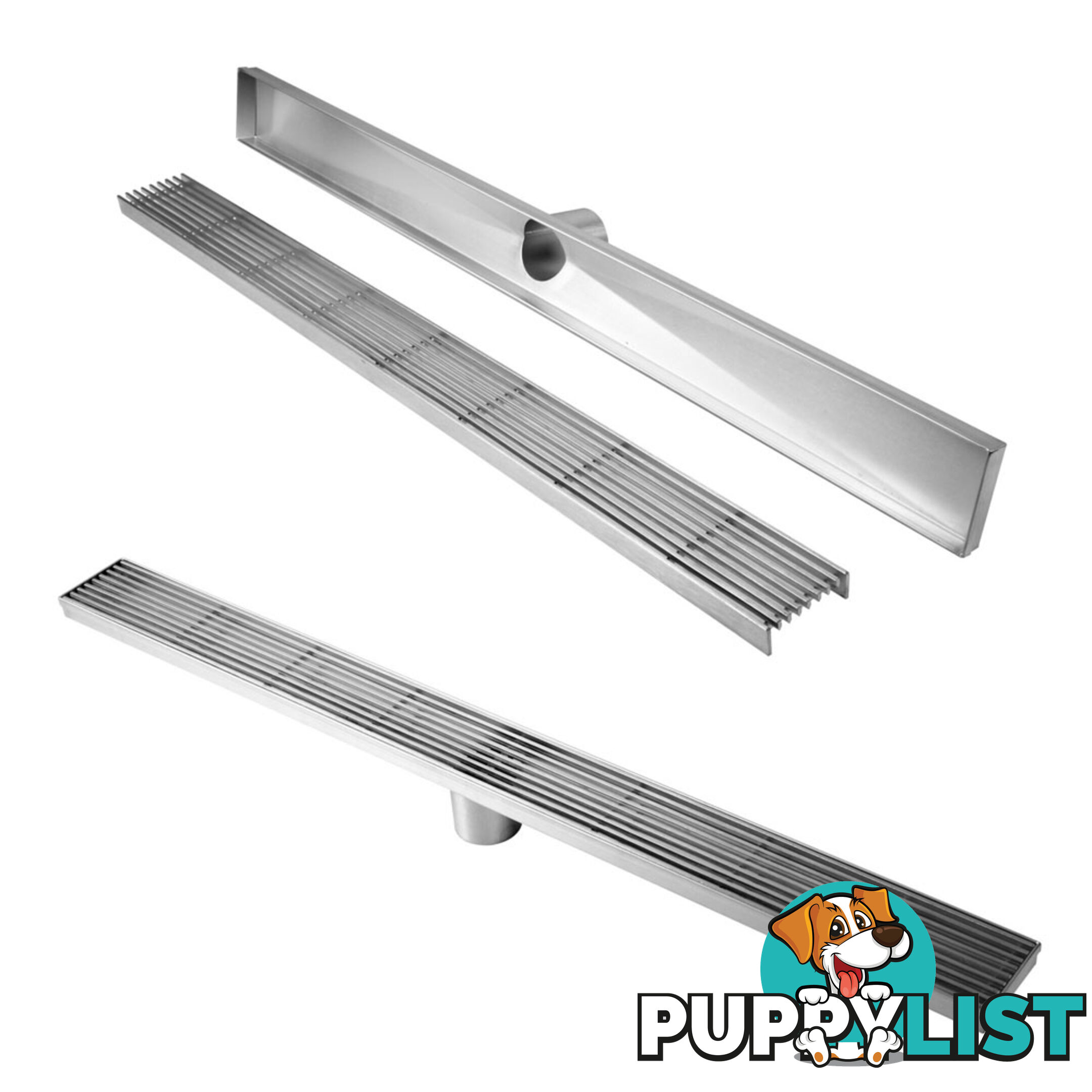 Heelguard Stainless Steel Shower Grate Drain Floor Bathroom 900mm