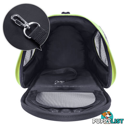 Pet Dog Cat Carrier Travel Bag Large Lime Green