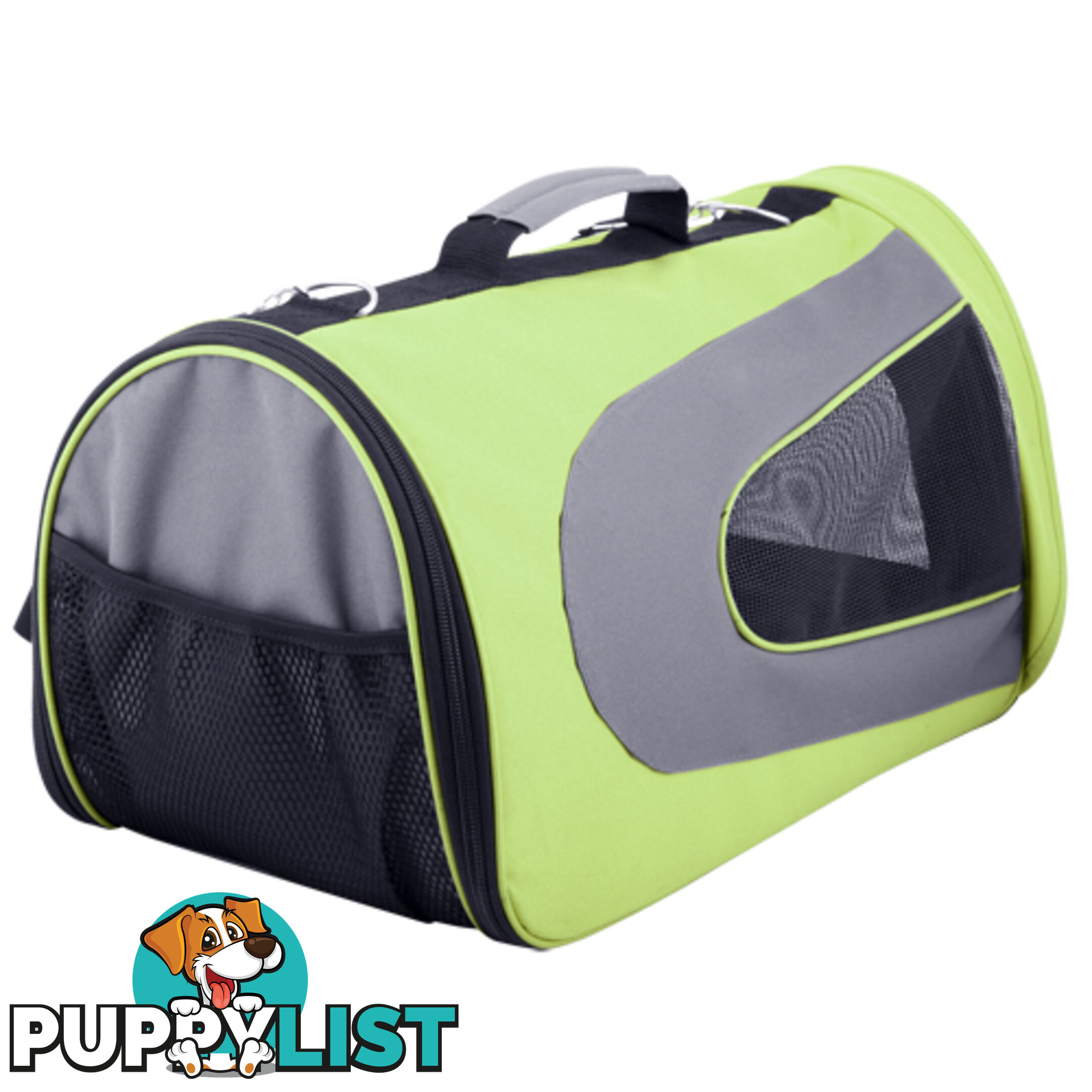 Pet Dog Cat Carrier Travel Bag Large Lime Green