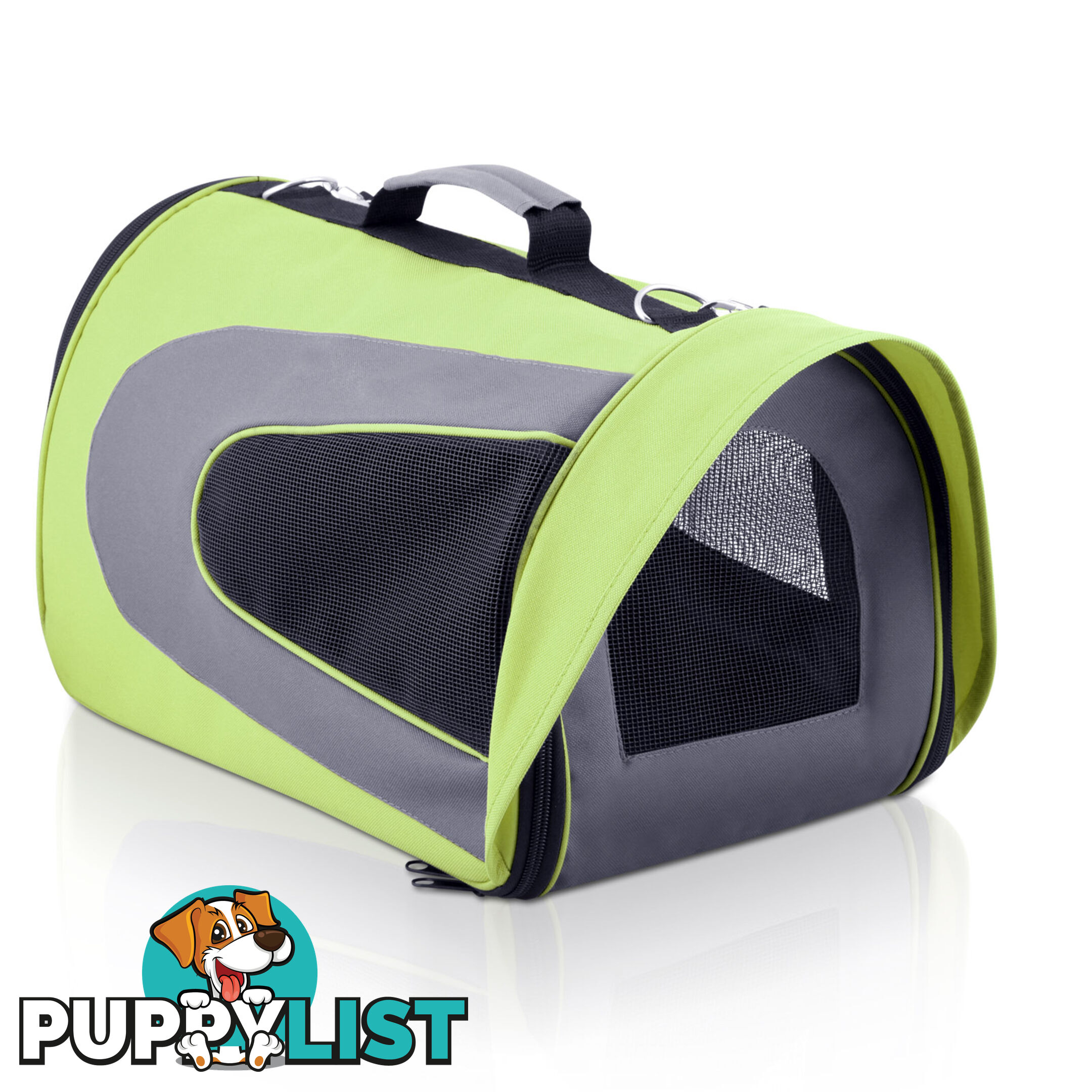 Pet Dog Cat Carrier Travel Bag Large Lime Green