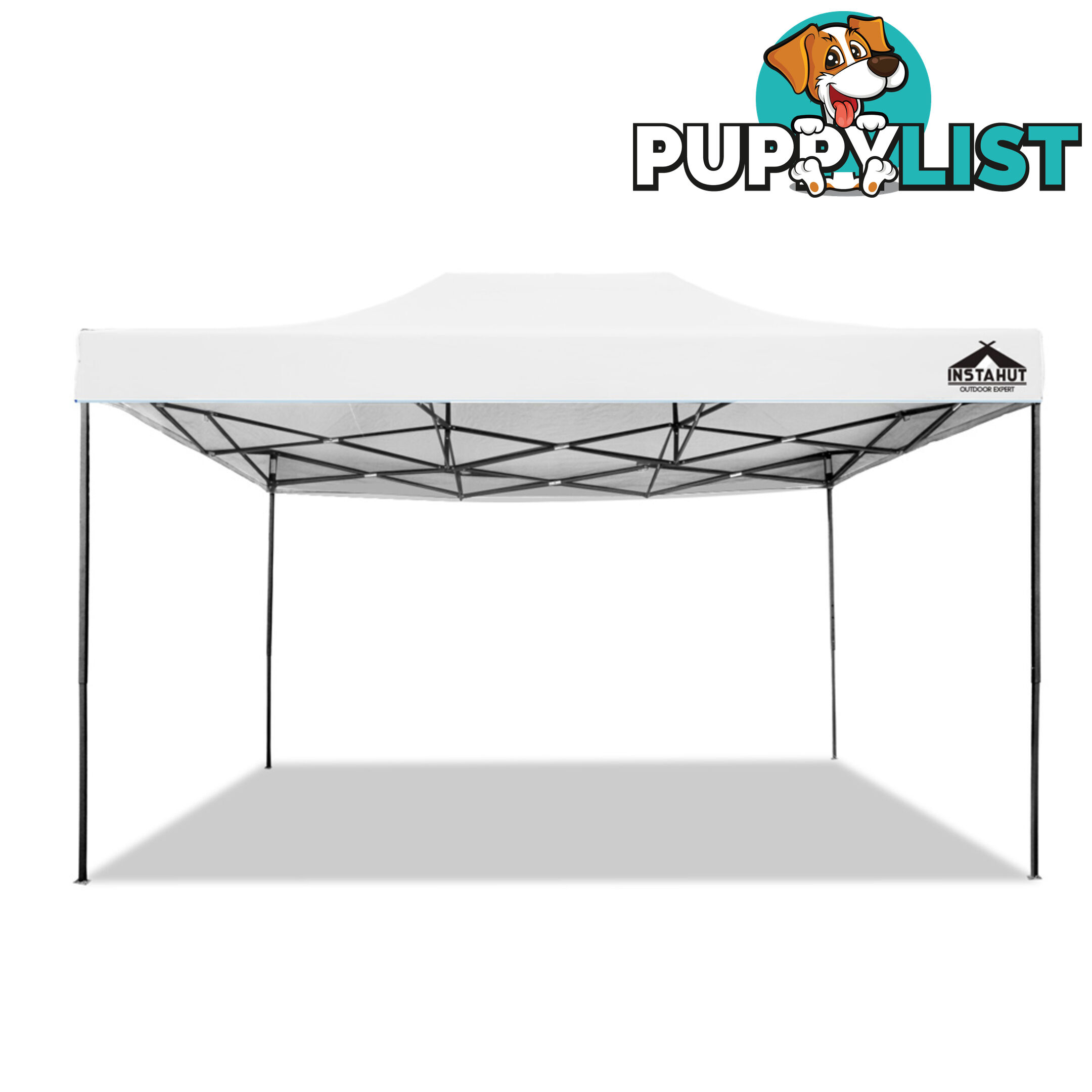 INSTAHUT 4.5X3 Pop Up Gazebo  - White