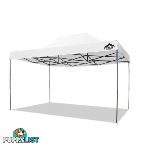 INSTAHUT 4.5X3 Pop Up Gazebo  - White