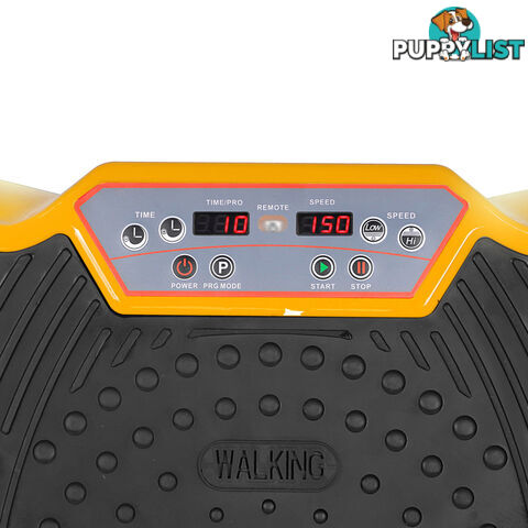 1000W Vibrating Plate with Roller Wheels - Gold