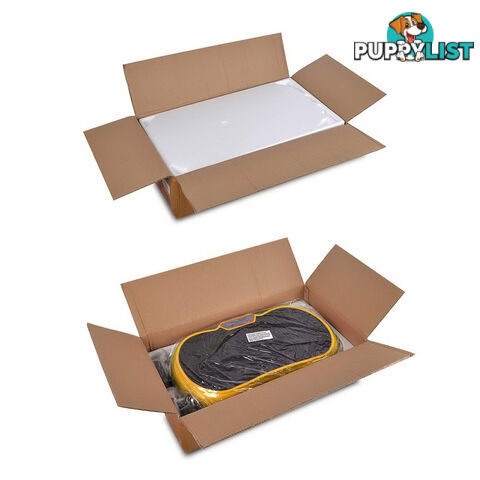 1000W Vibrating Plate with Roller Wheels - Gold