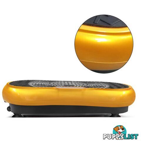 1000W Vibrating Plate with Roller Wheels - Gold