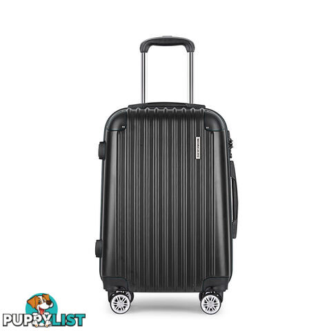 20"  Wanderlite Luggage Case  Black