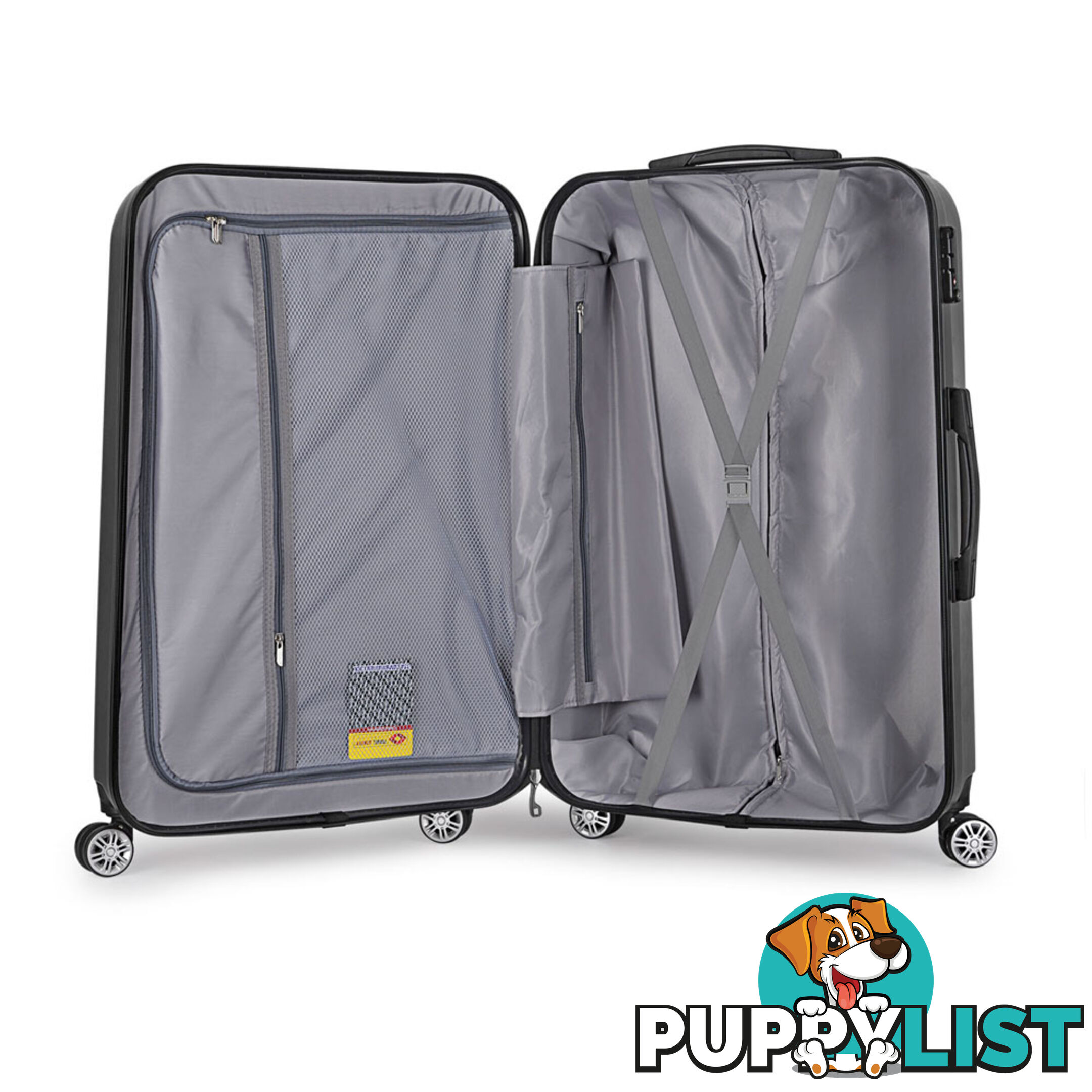 20"  Wanderlite Luggage Case  Black