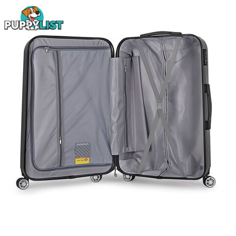 20"  Wanderlite Luggage Case  Black