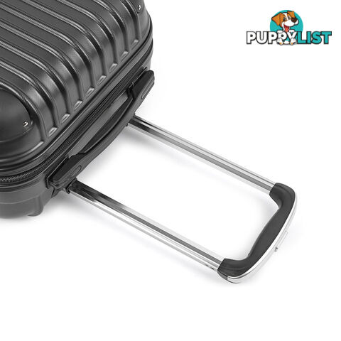 20"  Wanderlite Luggage Case  Black