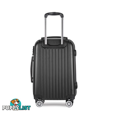 20"  Wanderlite Luggage Case  Black