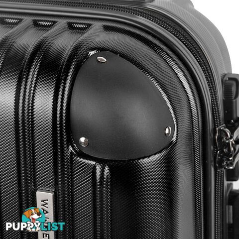 20"  Wanderlite Luggage Case  Black