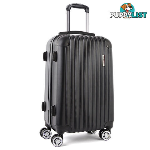 20"  Wanderlite Luggage Case  Black