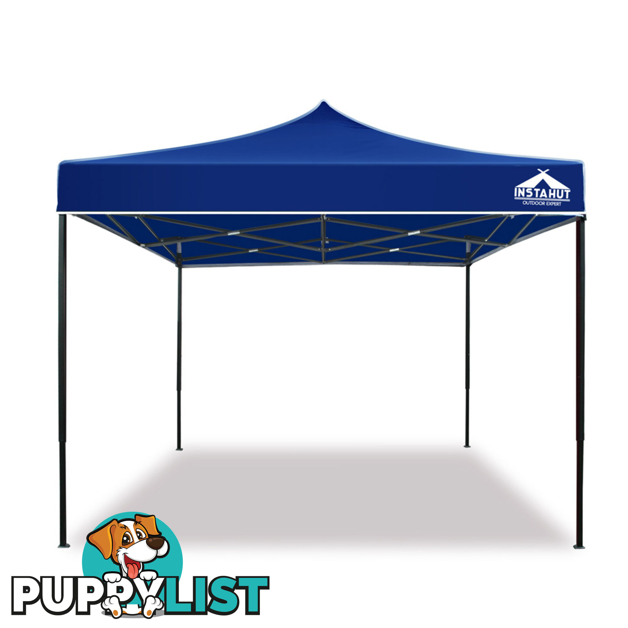 3x3 Pop Up Gazebo Hut with Sandbags Blue