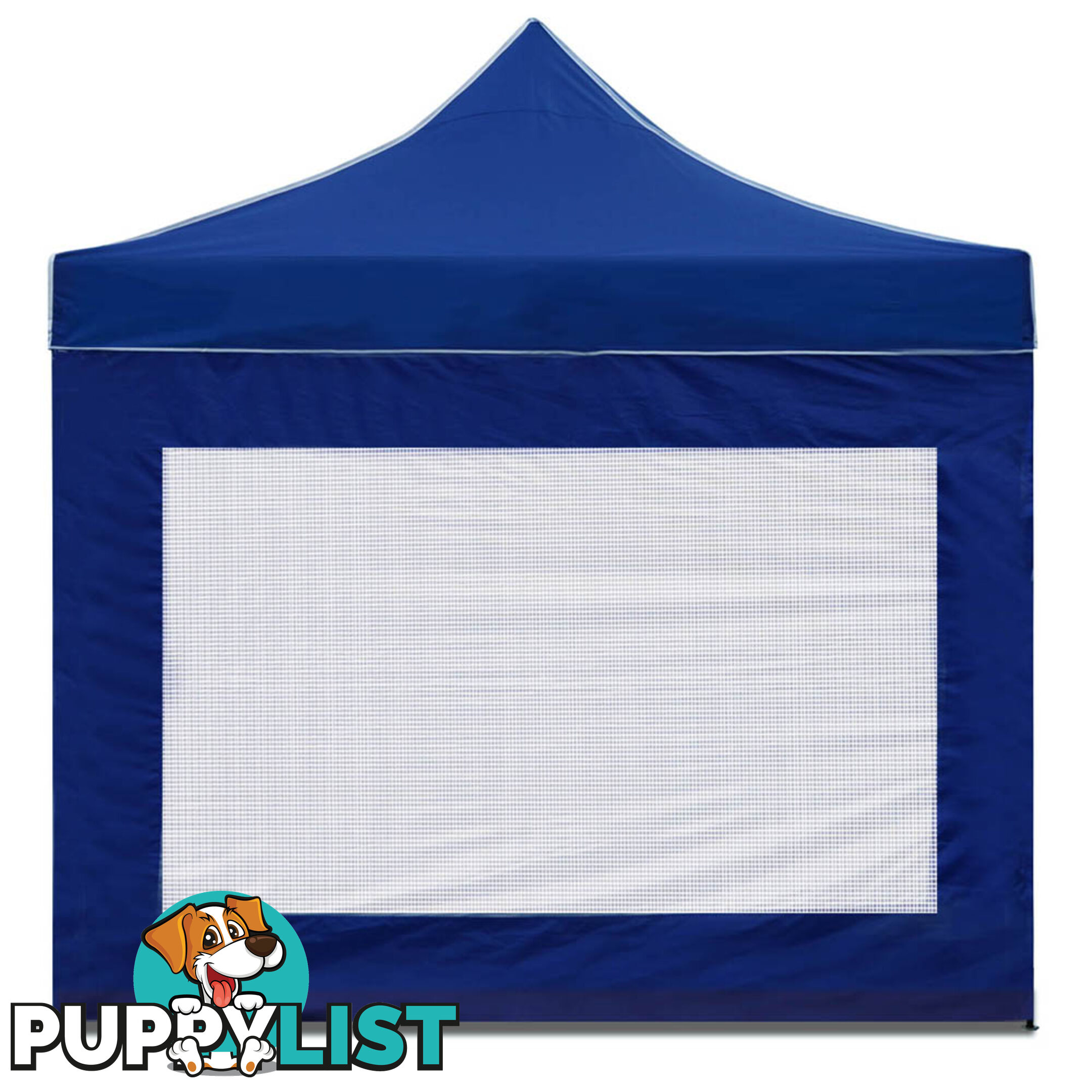 3x3 Pop Up Gazebo Hut with Sandbags Blue